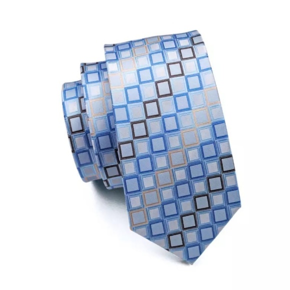 BLEWZ SILK TIE~SQUARE~CUFF SETZ - Picture 2 of 8